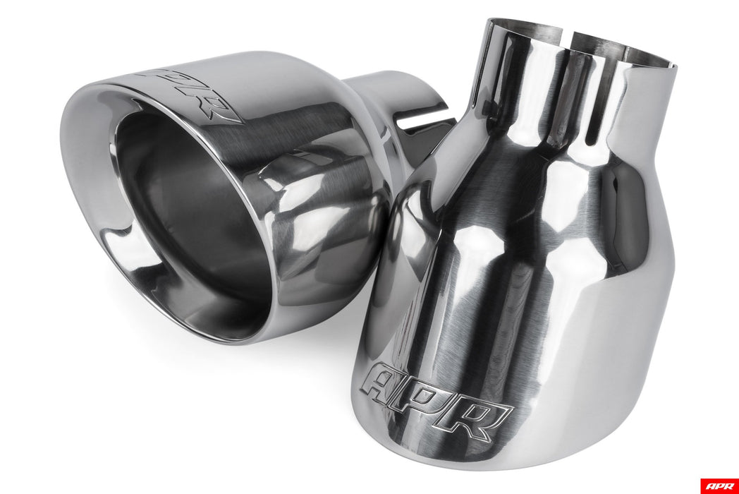 APR Double Wall Exhaust Tips Polished (Set of 2) | GRD Tuning