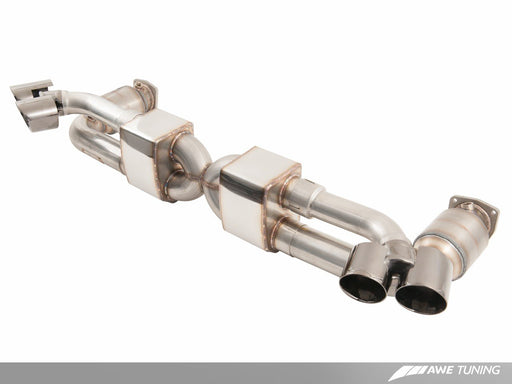 AWE TUNING PORSCHE 991.1 TURBO AND TURBO S PERFORMANCE EXHAUST SYSTEM - GRDtuned