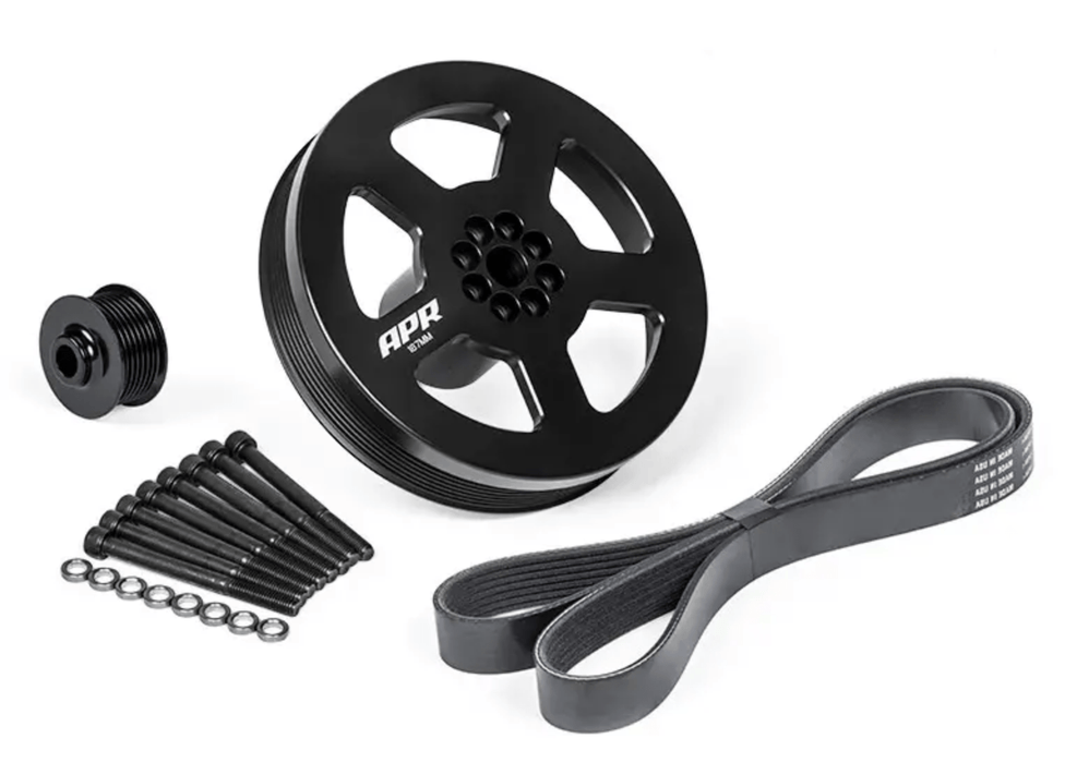APR SUPERCHARGER PULLEY UPGRADE KIT 3.0 TFSI - (PRESS ON). - GRDtuned