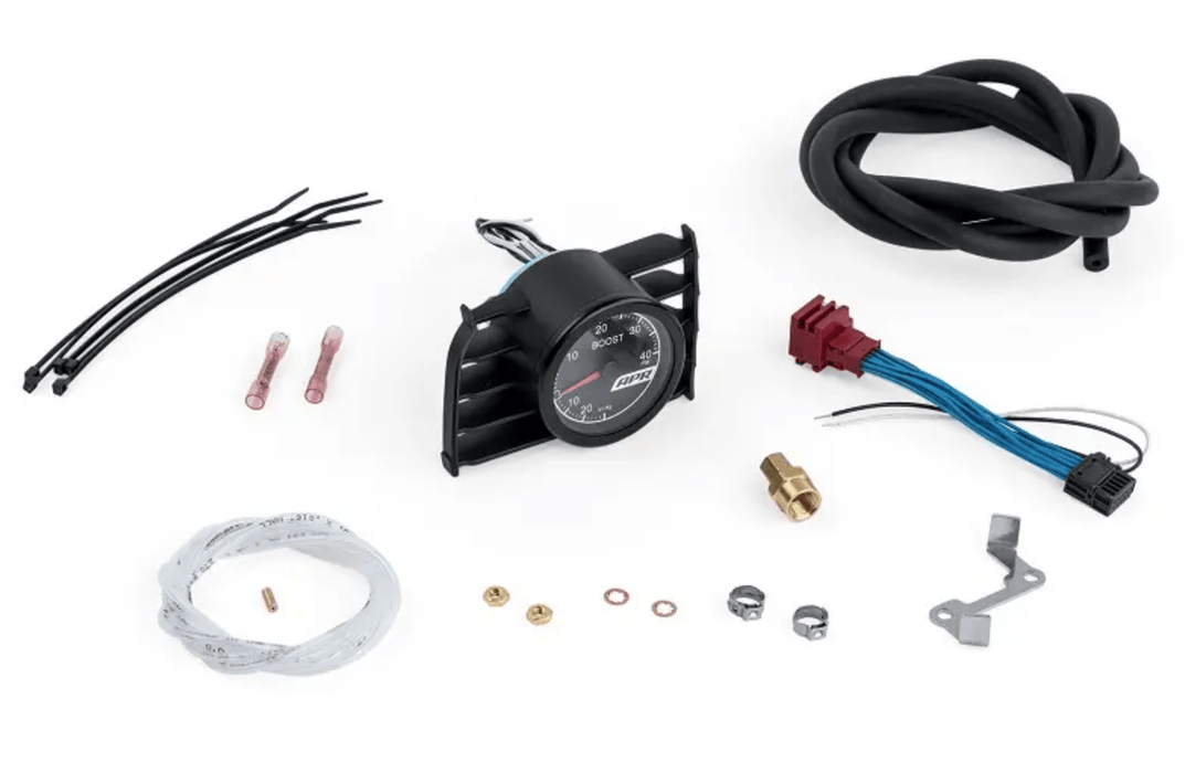 APR MECHANICAL BOOST GAUGE RED/BLUE - GRDtuned