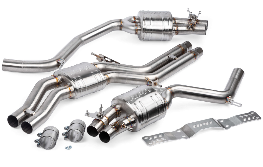 APR Catback Exhaust System With Center Muffler - 4.0 TFSI - C7 RS6 AND RS7