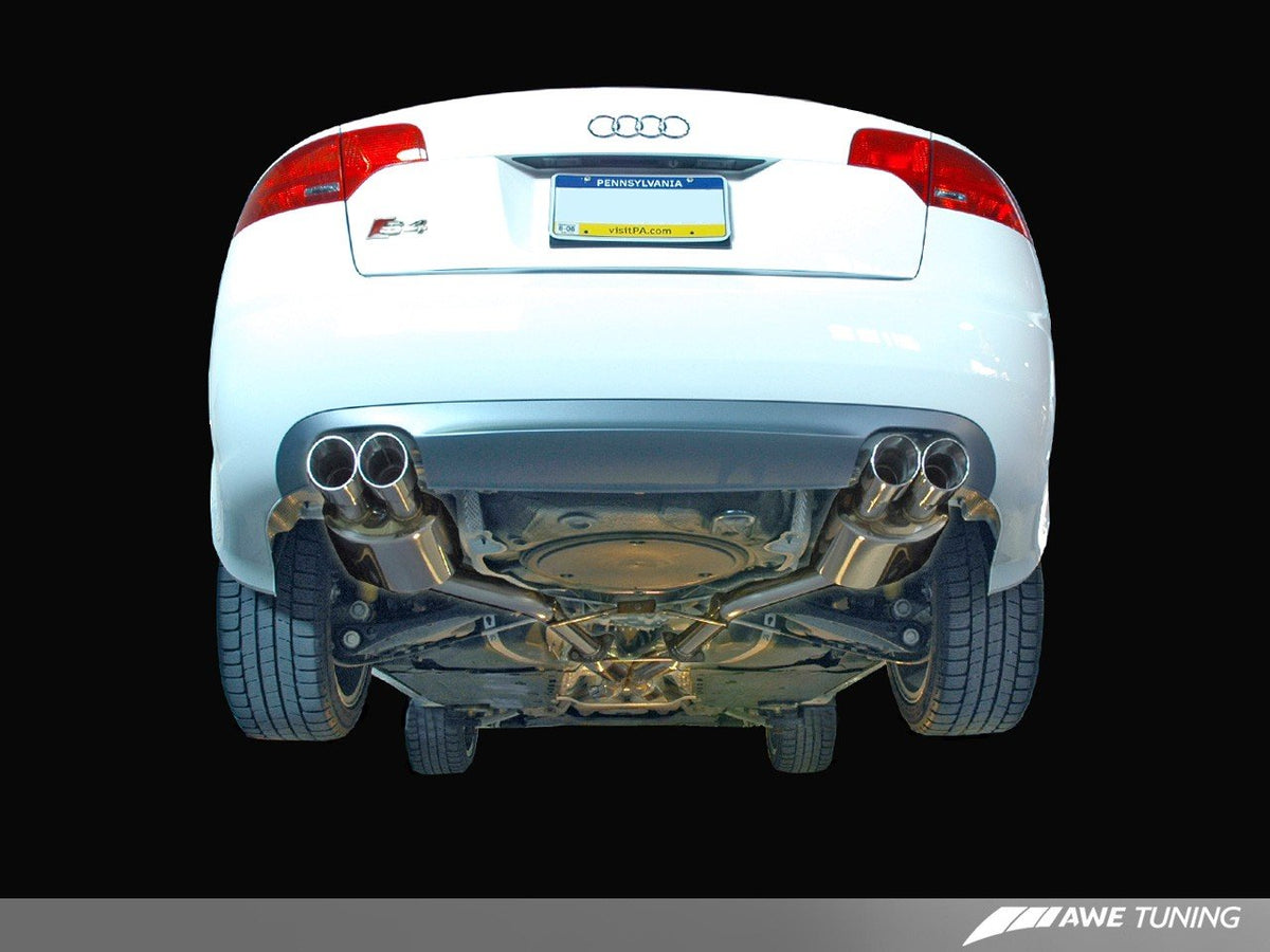 AWE Touring & Track Edition Exhausts For AUDI B7 S4 — GRDtuned
