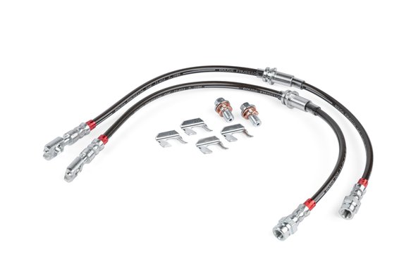 APR BRAIDED STAINLESS STEEL BRAKE LINES - FRONT