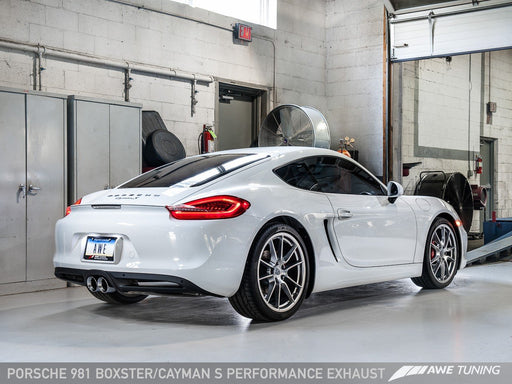 AWE PERFORMANCE EXHAUST FOR PORSCHE 981 CAYMAN S - GRDtuned