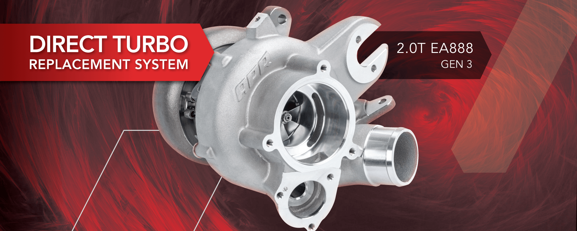 APR DTR6054 Direct Replacement Turbo Charger System (2.0T